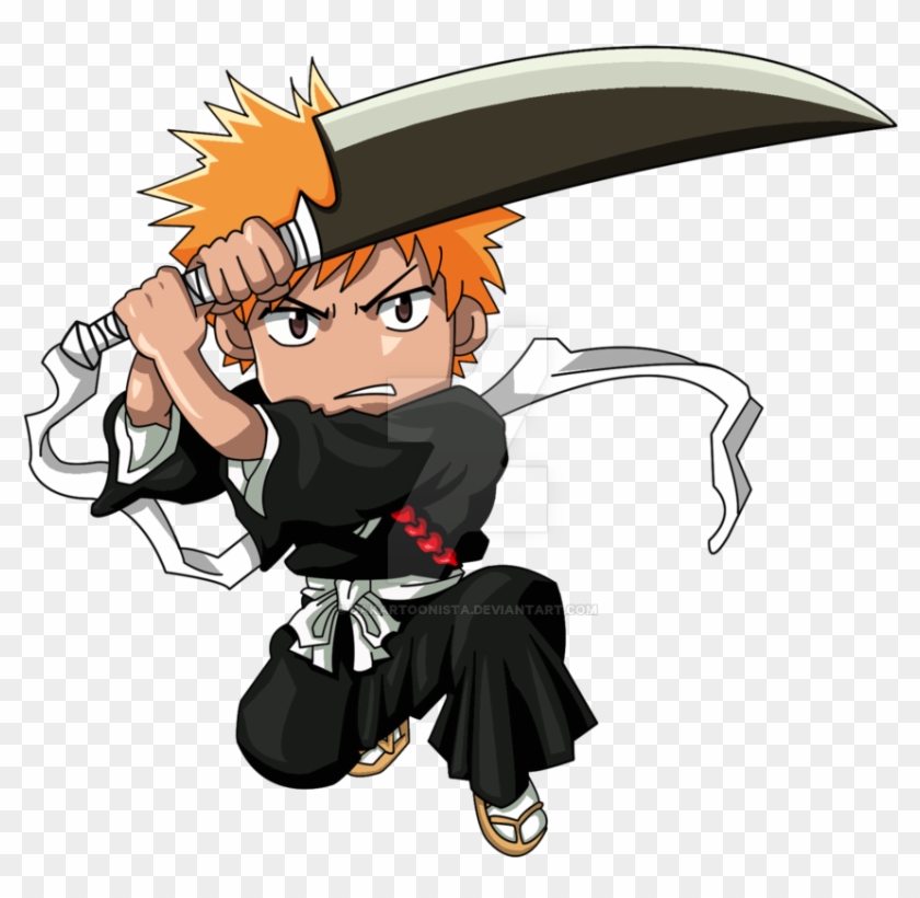 My Chibi Anime Drawing - Chibi Ichigo #801796