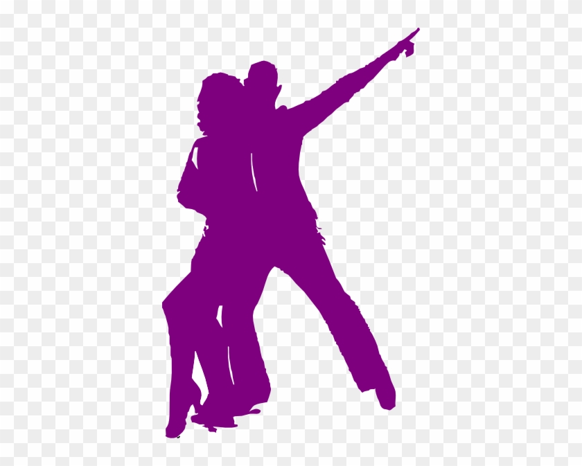 Tango Couples Clip Art At Clker - Dancing Silhouette Public Domain #801997