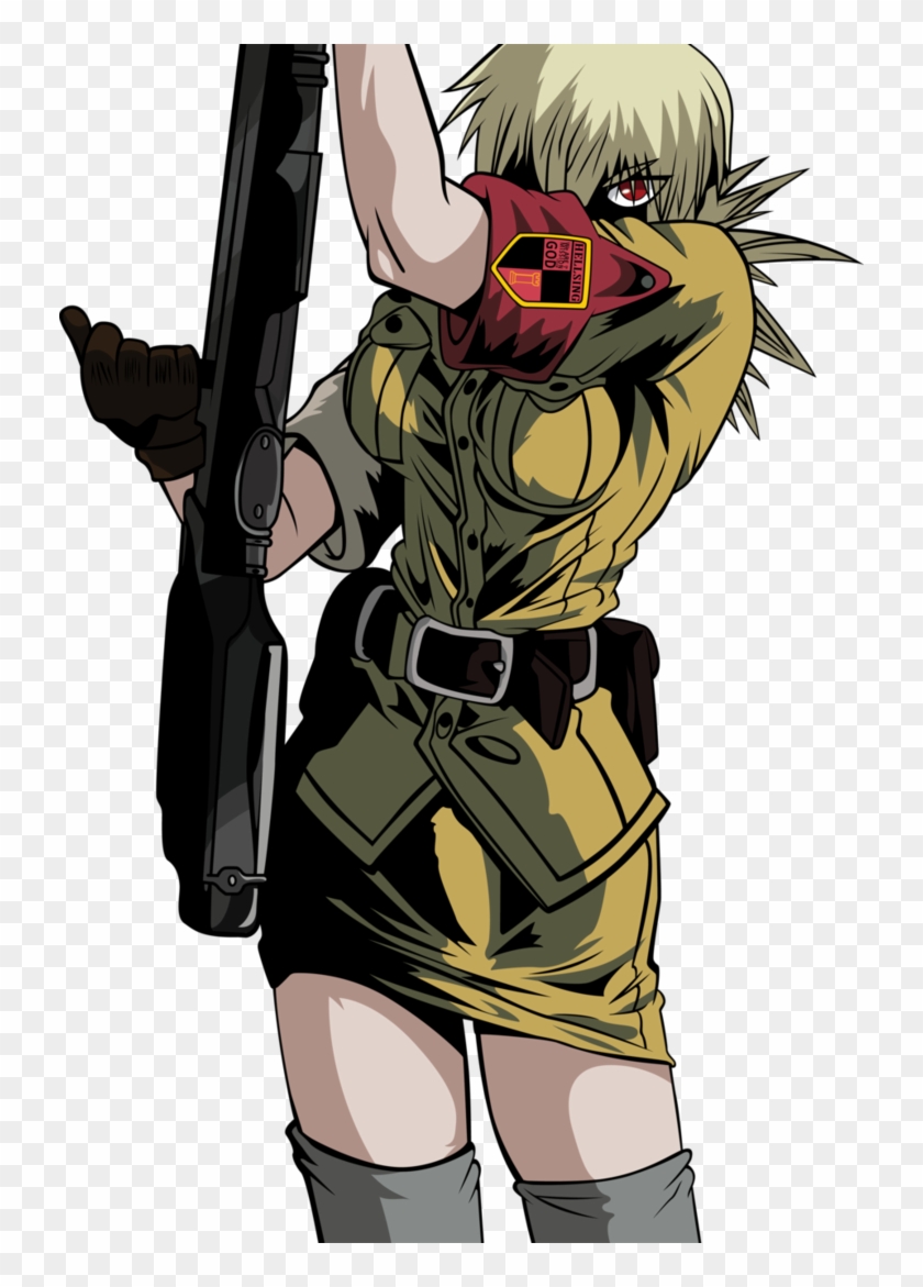 Seras Victoria Hellsing Alucard Anime Pip Bernadotte - Seras Victoria Png #802194