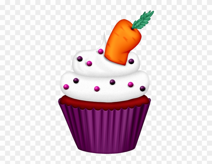 Carrot Cupcakes Cartoon #802367