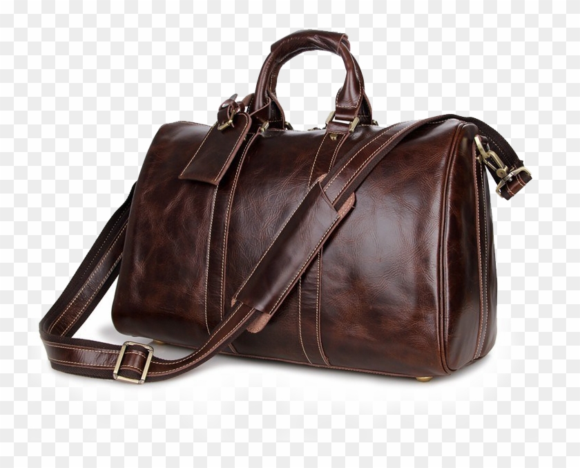 Handbag Leather Travel Ho Chi Minh City - Stylish Brown Leather Holdall - Delton Bags - Men #802413