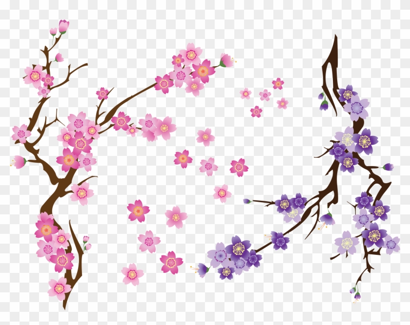 Cherry Blossom Drawing Clip Art - Cherry Blossom Drawing Clip Art #802745