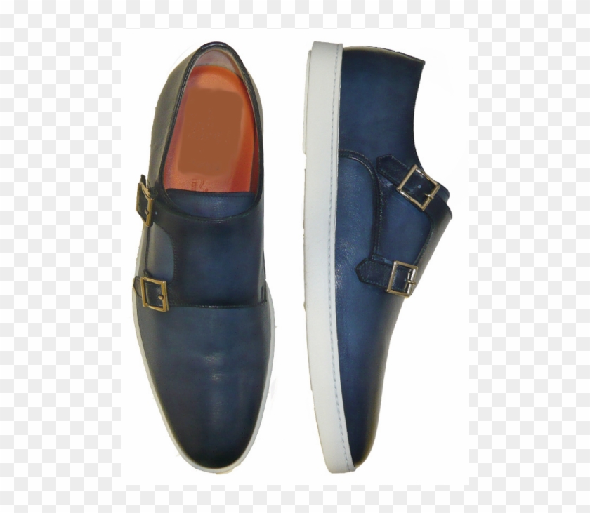 From Elegant Leather Loafers And Classic Brogues, To - Santoni Men Double Monk Sneakers #802612