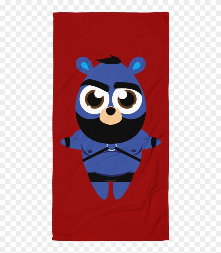 Little Leather Bear Beach Towel Swish Embassy - Cartoon #802672