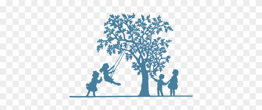 Friendship Montessori School - Tree With Swing Drawing #802736