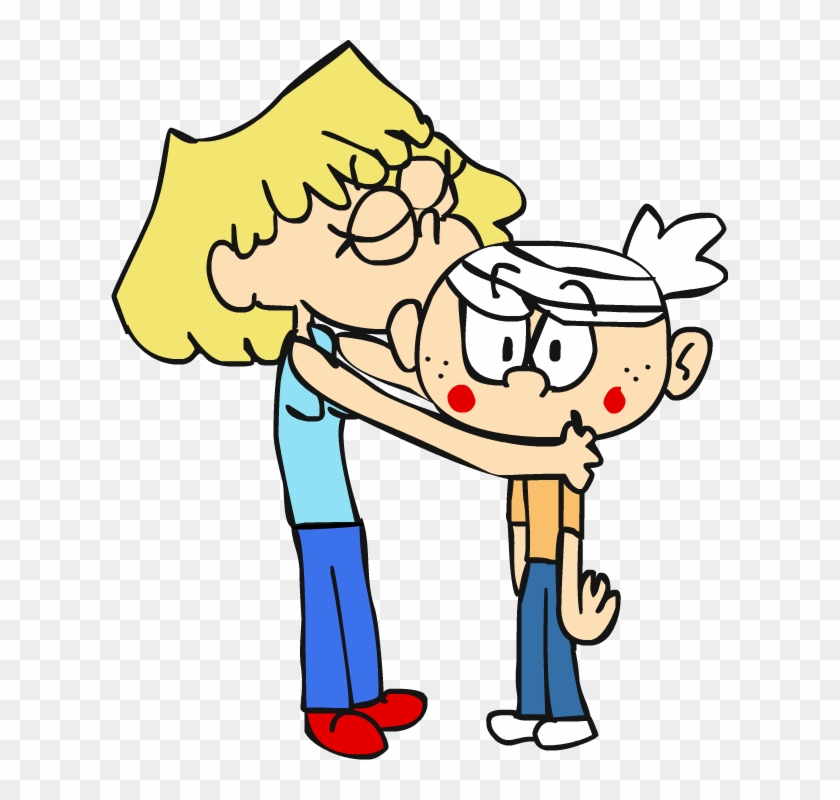 The Loud House Lori Kisses Lincoln By Animacionespola - Loud House Lincoln And Lori Kiss #802886