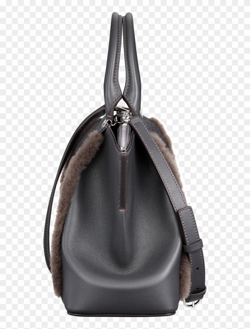 C De Cartier Bag, Small Modelcharcoal Gray Taurillon - Cartier #802938