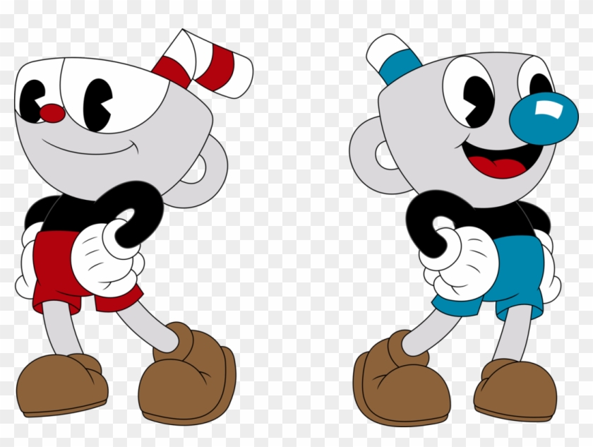 Cuphead And Mugman By Porygon2z - Imagenes De Cuphead Y Mugman #802952