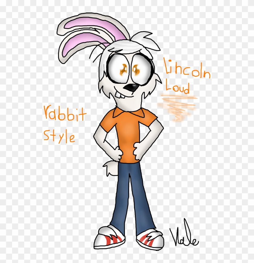 Lincoln Loud Rabbit Style By Vale1hdz - Loud House Bunny #803034