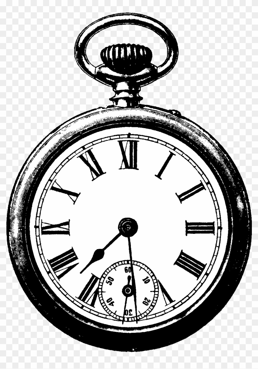 Download Vintage Clock Png Clipart For Designing Project - Pocket Watch No Background #803059