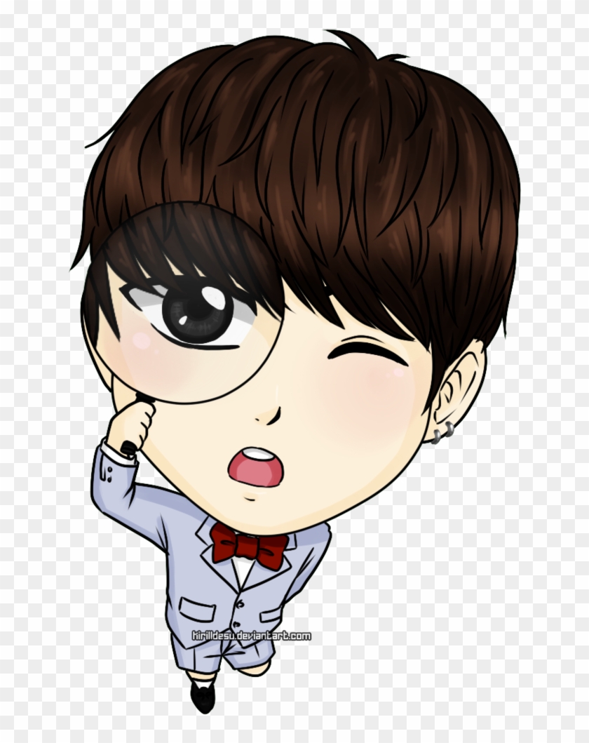 Detective Conan - Taehyung Bts Chibi Png #803146