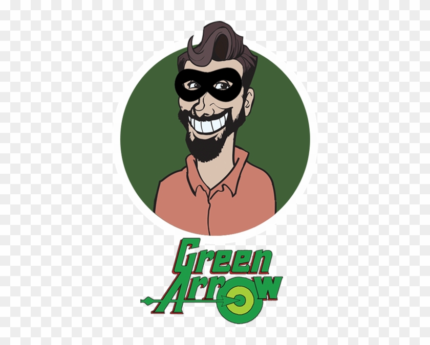 Richard Gray In Disguise - Green Arrow Glass Toon Tumbler #803190