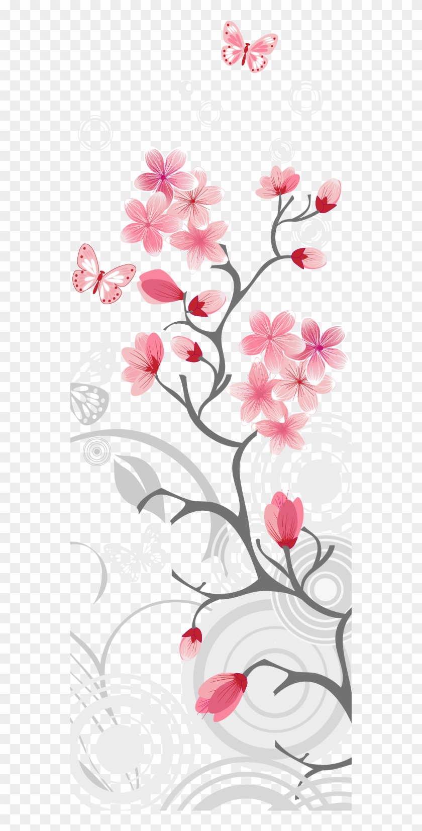 Cherry Blossom Illustration - Cherry Blossom Illustration #803235
