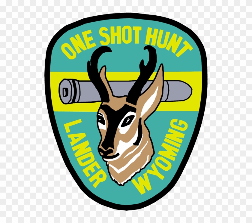 One Shot Antelope Hunt Badge - Hunting #803240