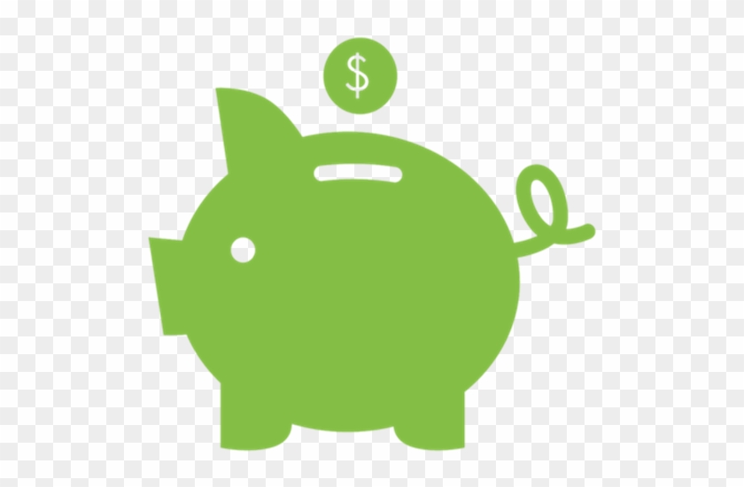 Investments - Blue Piggy Bank Transparent #803343