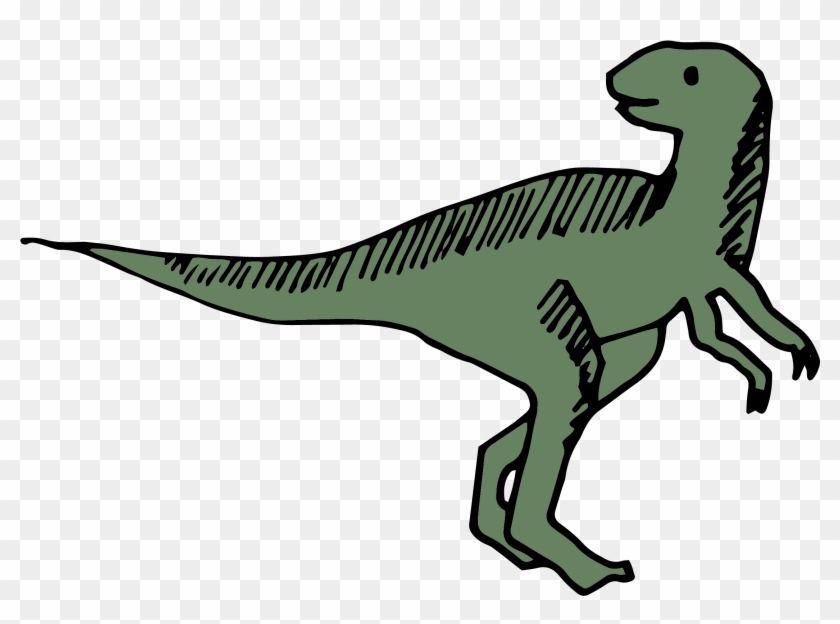 Tyrannosaurus Velociraptor Dinosaur Illustration - Tyrannosaurus Velociraptor Dinosaur Illustration #803450