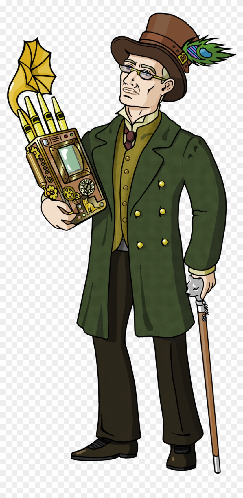 Steampunk Keating - Victorian Gentleman Cartoon #803516