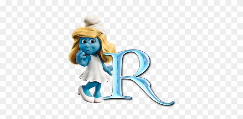 A-z, Smurfette, Smurfs, Free Alphabet, Png Graphics, - Smurfs Movie #803580