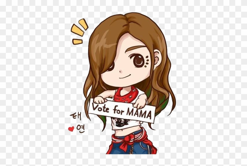 Taeyeon Cartoon Igab 'vote For Mama' By Brigittanadirasone - Valor De La Independencia #803618