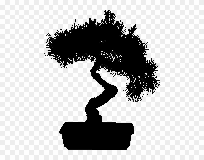 Flack Ap - Bonsai Tree Silhouette Png #803679