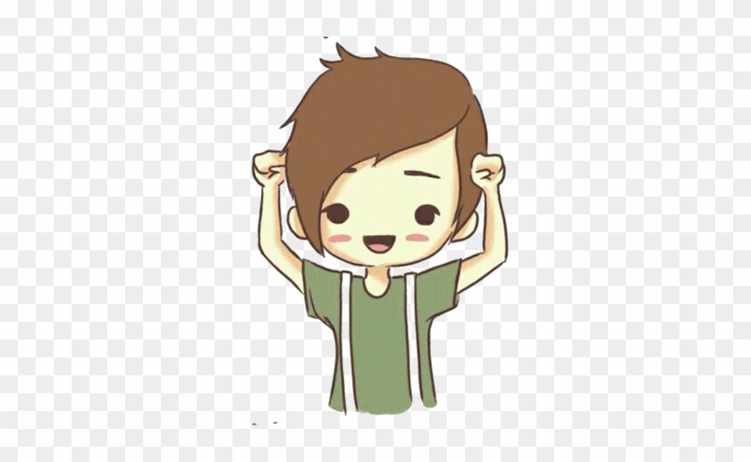 Png Louis Mini Cartoon By Ashleycantu - Louis Tomlinson Cute Drawing #803691