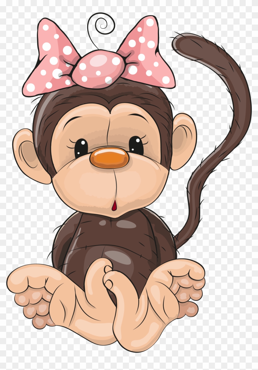 Cartoon Monkey Royalty-free Illustration - Cartoon Monkey Royalty-free Illustration #803789