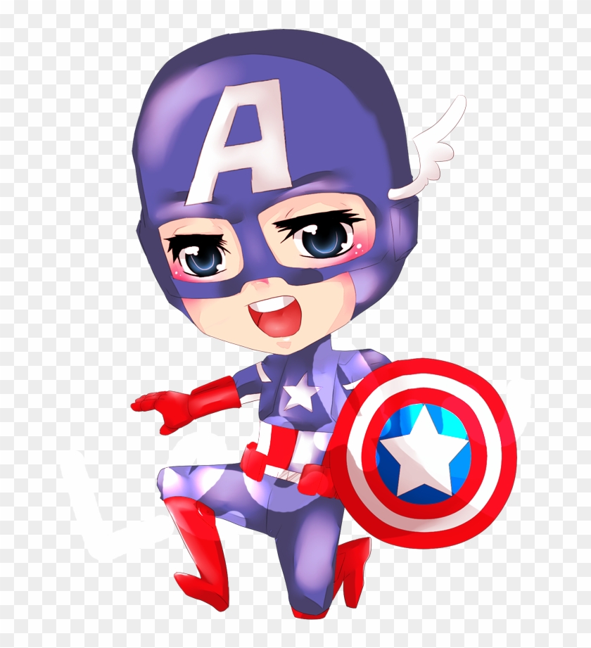 Captain America Chibi By Leefuu Captain America Chibi - Capitão America Chibi Png #803752