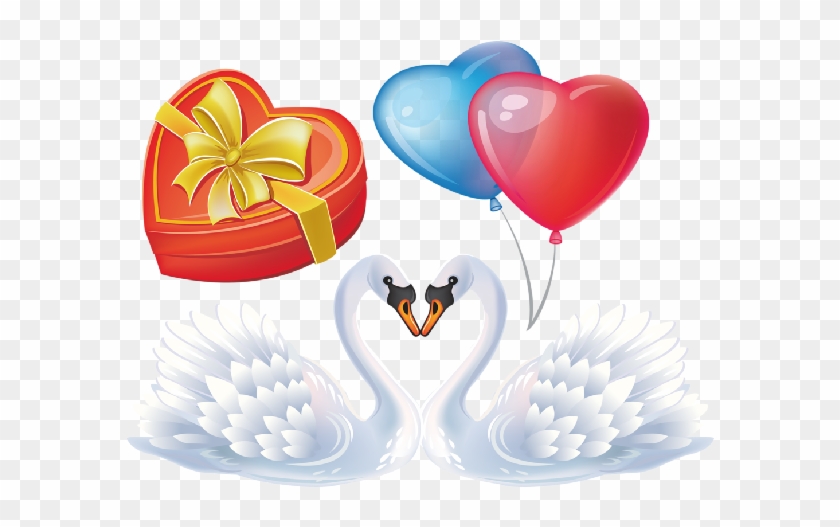 White Doves Wedding Clip Art Images - Swan Heart Png #803808