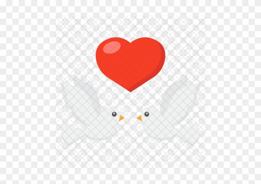 Wedding Doves Icon - Heart #803828