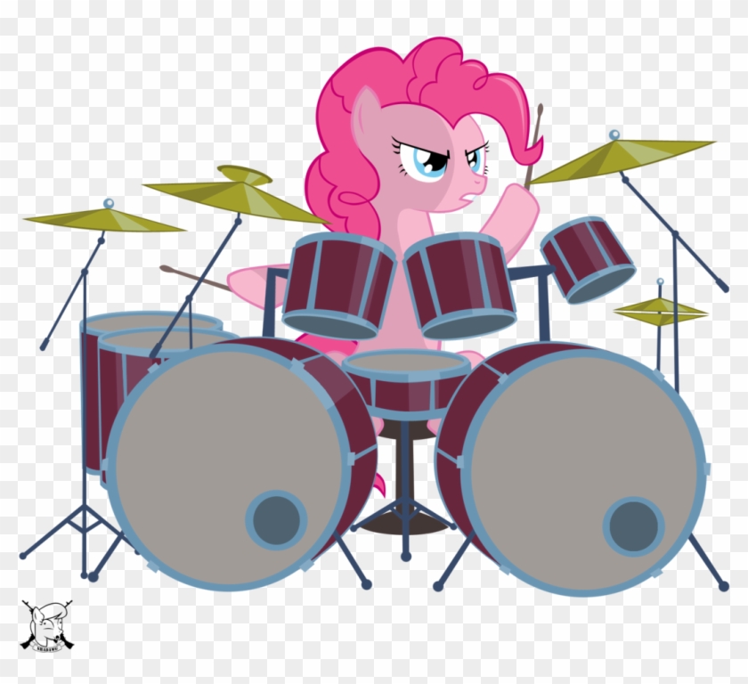 Shadawg, Cymbals, Drum Kit, Drums, Pinkie Pie, Rimshot, - Drums Cartoon #803881