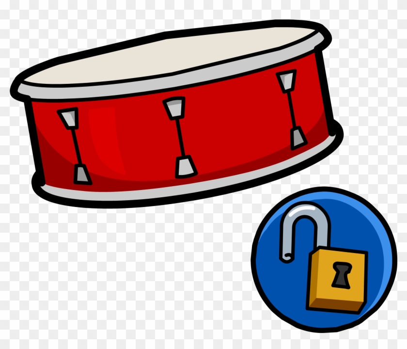 Snare Drum Unlockable Clothing Icon Id - Hoodie Naranja Club Penguin #803916