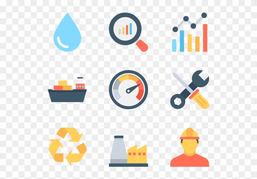 Industrial 50 Icons - Industrial Icon Color #803950