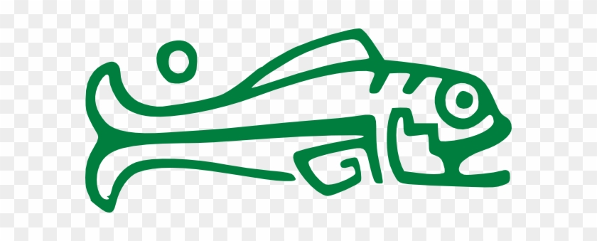 Green Fish Clip Art - Ancient Mexican Art #803992