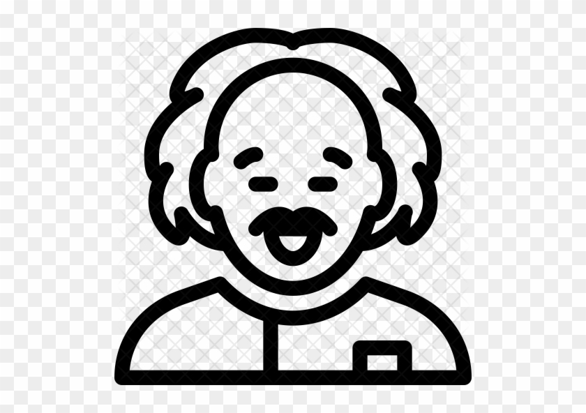 einstein clipart black and white hen