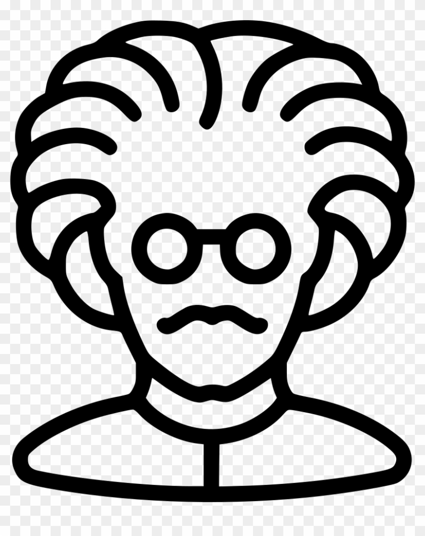 Professor Mad Einstein Glasses Doctor Assistant Tester - Avatar Icon Einstein #804147