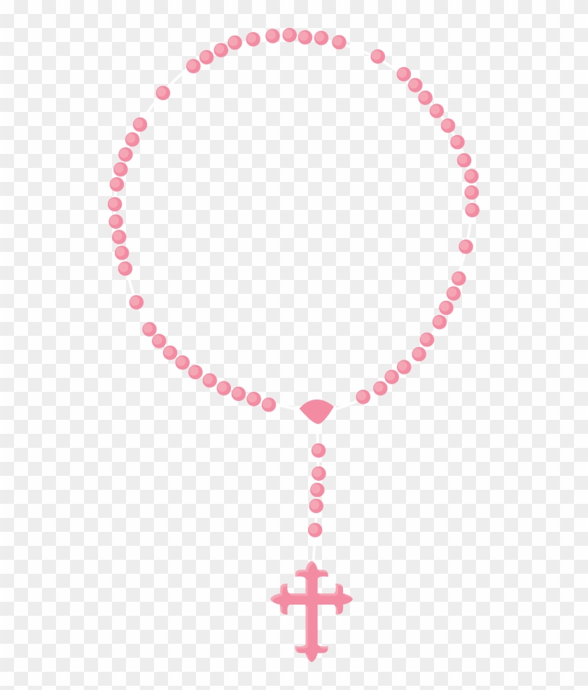 First Communion Baptism Eucharist Rosary Clip Art - Simbolo Do Batismo Em Png #804247
