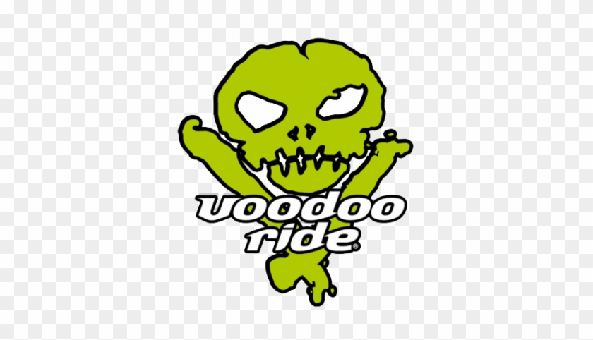 Voodoo Ride Sticker Voodoo Ride 12 X 12cm Groen - Logo Voodoo Ride #804318