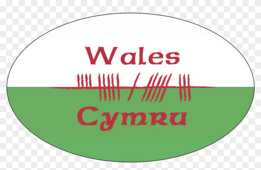 Wales Ogham Bumper Sticker - Bunion #804326