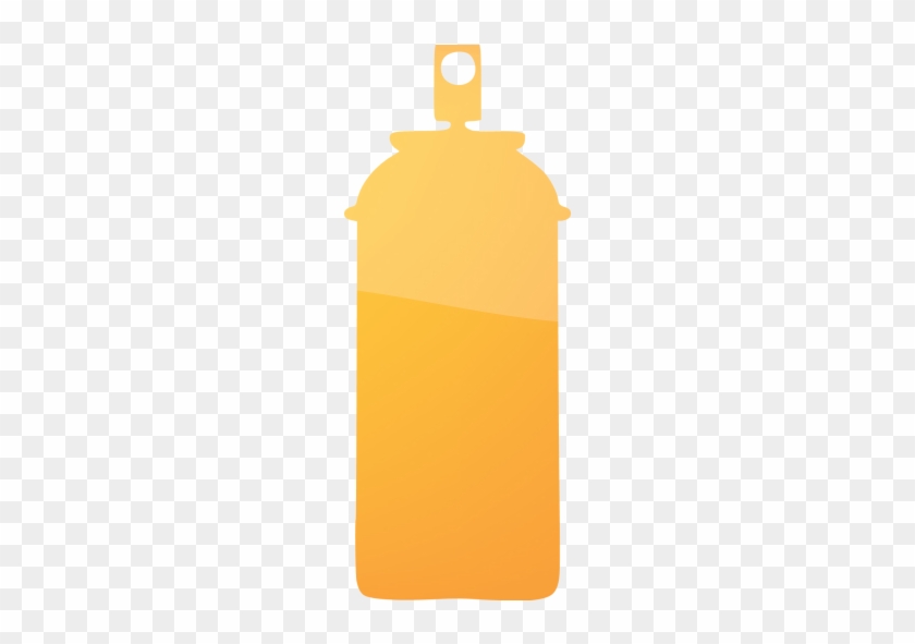 Web 2 Orange 2 Spray Can Icon - Icon #804524
