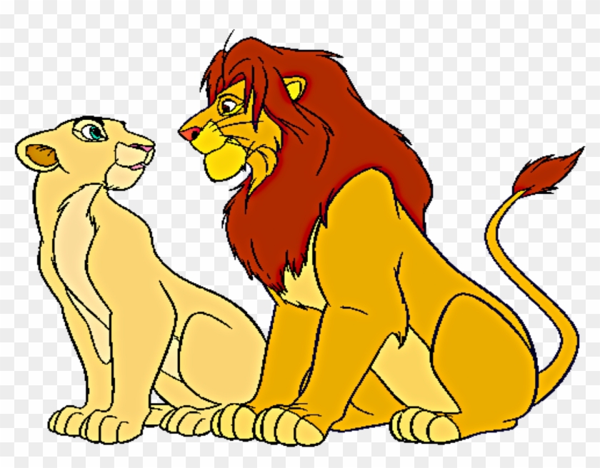 Kopa Images Simba And Nala Hd Wallpaper And Background - Lion King Clipart Nala #804761