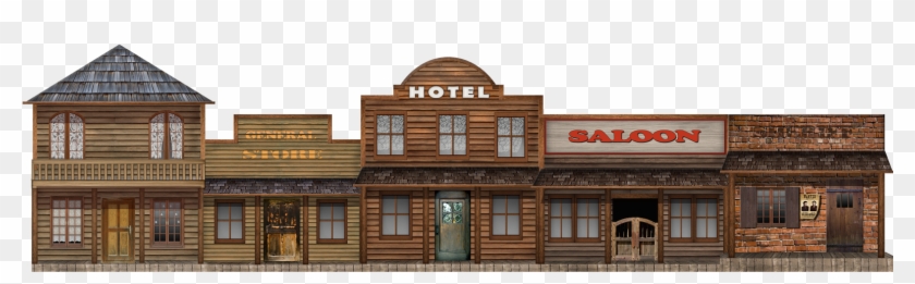 Old House Clipart Old Town - Wild West Town Clipart #804802