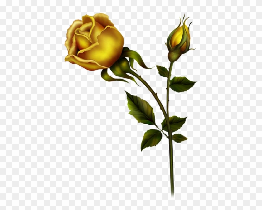 Rosas Amarillas - Metal Rose Png #804823