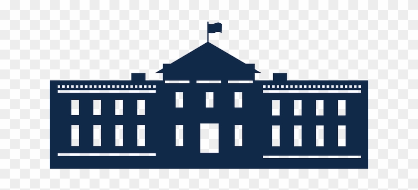 White House Clipart Transparent - White House Silhouette #804827
