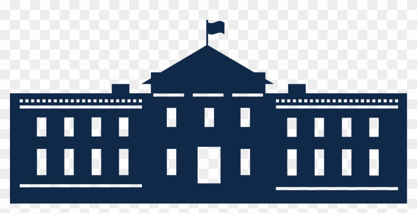 White House Clipart Silhouette - White House Clip Art #804848