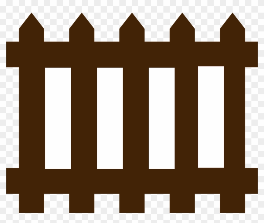 Wooden Fence Cliparts - Fence Clipart Png #804853