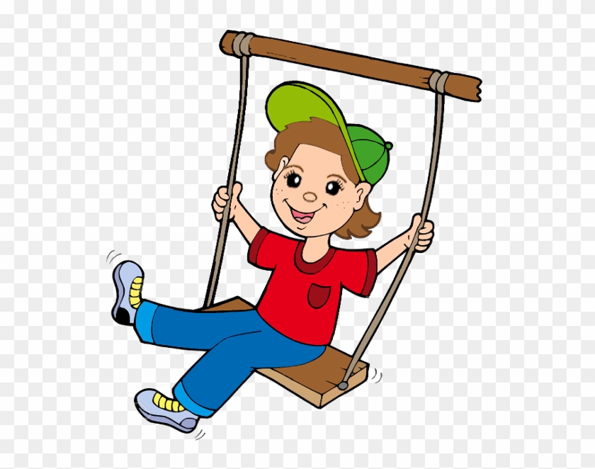 Play On The Swing - Swing Clipart #804887