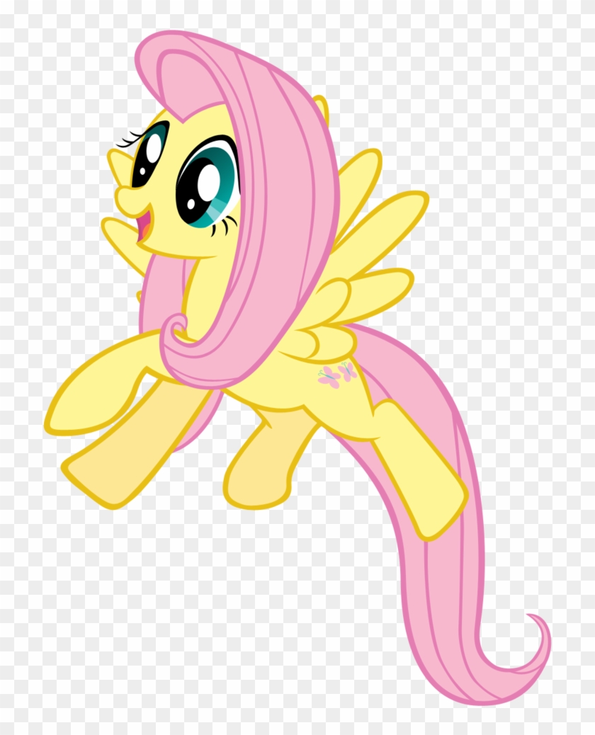 My Little Pony Clipart Fluttershy - My Little Pony Fluttershy Happy #804903