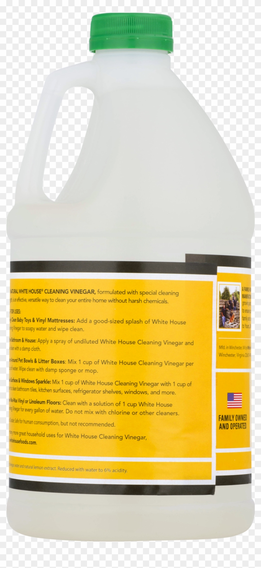 White House All Natural Lemon Scent Cleaning Vinegar, - Fluid Ounce #804994