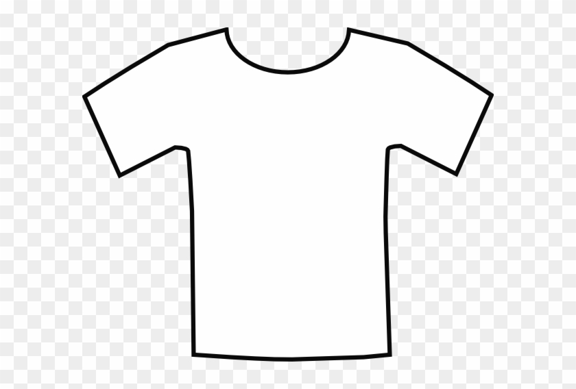 White Tee Clip Art At Clker - White T Shirt Big #804997