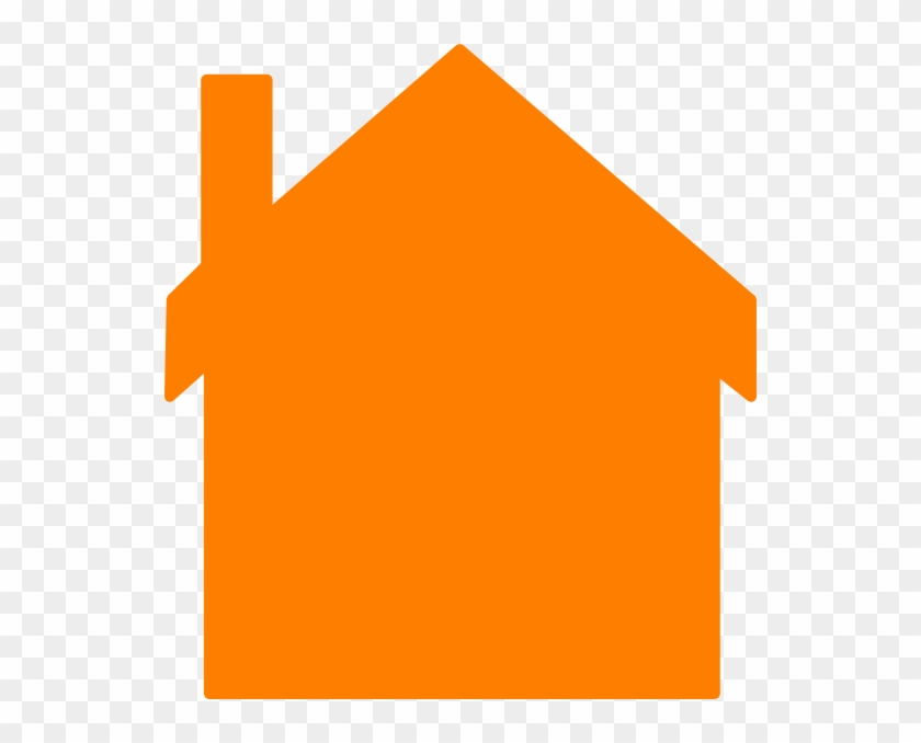 Orange House Clip Art - Orange House Clip Art #805053